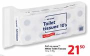 Pnp No Name White Toilet Tissues-10 x 1 Ply