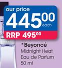 Beyonce Midnight Heat Eau De Parfum-50ml Each