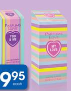 Parfums Love You & Me Eau De Toilette-15ml Each