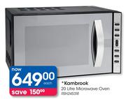 Kambrook 20L Microwave Oven RSH245318