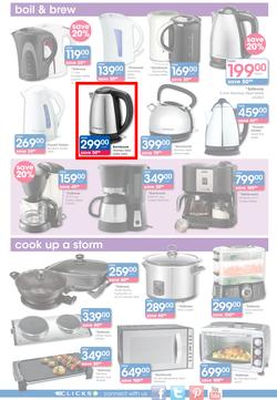 Clicks : Electrical & Home Savings (25 Feb - 23 Mar 2014), page 4