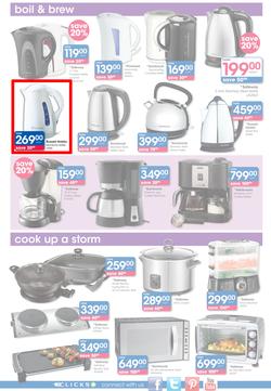 Clicks : Electrical & Home Savings (25 Feb - 23 Mar 2014), page 4