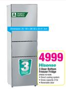 Hisense 3 Door Bottom Freezer Fridge 