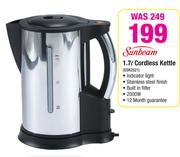 Sunbeam 1.7Ltr Cordless Kettle SSK2521