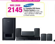 Samsung 5.1 Satellite DVD Home Theatre System-HT-F450
