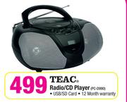 Teac Radio/CD Player-PC-D990