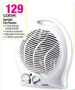 Logik Upright Fan Heater