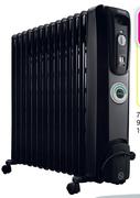 Delonghi 9 Fin Black Oil Heater