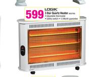 Logik 3 Bar Quartz Heater KS2700