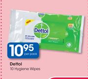 Dettol 10 Hygiene Wipes-Per Pack
