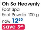 Oh So Heavenly Foot Spa Foot Powder-100g