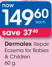 Dermalex Repair Eczema For Babies & Children-60g