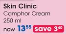 Skin Clinic Camphor Cream-250ml