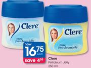 Clere Petroleum Jelly-250ml Each