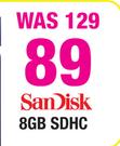 Sandisk 8GB SDHC