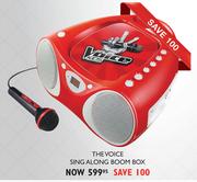 The Voice Sing Along Boom Box