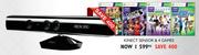 Kinect Sensor & 4 Games