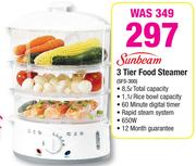 Sunbeam 3 Tier Food Steamer SFS-300