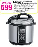 Logik 6L Pressure Cooker RSH-012476018