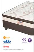 Edblo 152cm (Queen) Beryl Euro Top Base Set