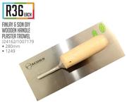 Finlay & Son DIY Wooden Handle Plaster Trowel 280mm