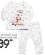 Character Vest And Leggings Sets