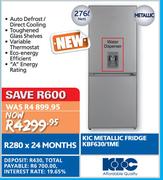 KIC 276Ltr Metallic Fridge KBF630/1ME