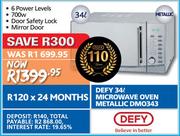 Defy 34Ltr Microwave Oven Metallic DMO343