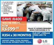 LG 43"(109cm) FHD LED TV