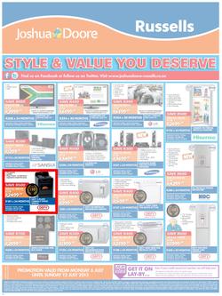 Joshua Doore & Russells : Style & Value You Deserve (6 Jul - 12 Jul 2015), page 4