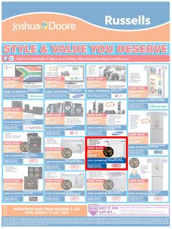 Joshua Doore & Russells : Style & Value You Deserve (6 Jul - 12 Jul 2015), page 4