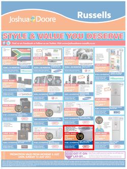 Joshua Doore & Russells : Style & Value You Deserve (6 Jul - 12 Jul 2015), page 4