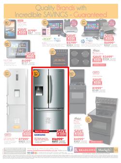 bradlows fridges prices