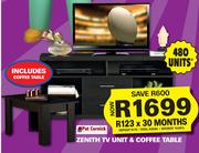Pat Cornick Zenith TV Unit & Coffee Table