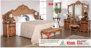 Donelly Contessa 5 Piece Bedroom Suite+Wall Mirror And Long Bench