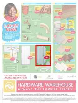 Hardware Warehouse Gauteng : Build With Quality (22 Feb - 4 Mar 2016), page 4