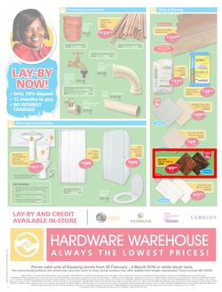 Hardware Warehouse Gauteng : Build With Quality (22 Feb - 4 Mar 2016), page 4