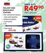 Kombat Tag Ant And Roach Bait Station ES80-2 Per Pack