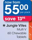 Jungle Vites Multi V 60 Chewable Tablets-Per Pack