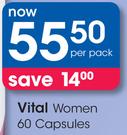 Vital Women 60 Capsules-Per Pack