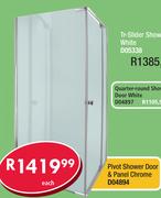 Pivot Shower Door & Panel Chrome D04894-Each