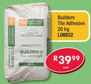 Builders Tile Adhesive L08832-20kg Each