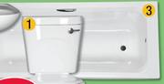 Thandi Luxe Bath White With Handles 1700x720mm S06295