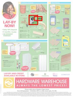Hardware Warehouse Eastern Cape : We'll Help You Build Now (26 Sep - 9 Oct 2015), page 4