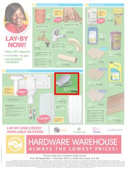Hardware Warehouse Eastern Cape : We'll Help You Build Now (26 Sep - 9 Oct 2015), page 4