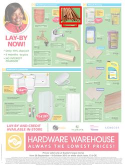 Hardware Warehouse Eastern Cape : We'll Help You Build Now (26 Sep - 9 Oct 2015), page 4