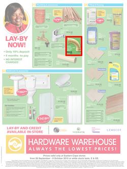 Hardware Warehouse Eastern Cape : We'll Help You Build Now (26 Sep - 9 Oct 2015), page 4
