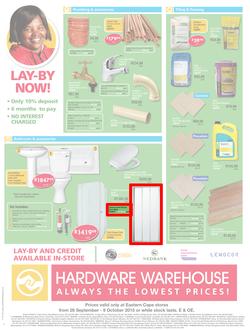 Hardware Warehouse Eastern Cape : We'll Help You Build Now (26 Sep - 9 Oct 2015), page 4
