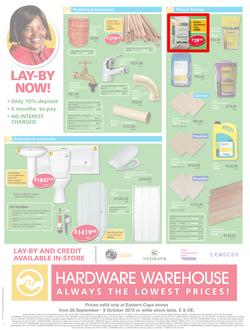Hardware Warehouse Eastern Cape : We'll Help You Build Now (26 Sep - 9 Oct 2015), page 4