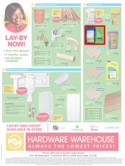 Hardware Warehouse Eastern Cape : We'll Help You Build Now (26 Sep - 9 Oct 2015), page 4